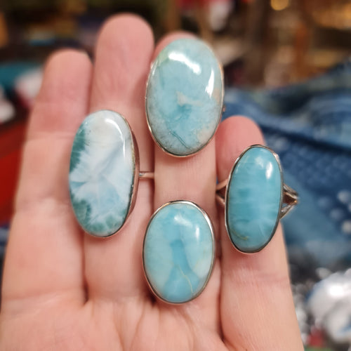 Larimar Rings size 7 size 9