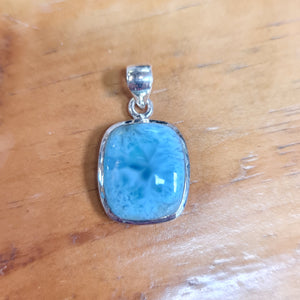 Larimar Pendants 925 sterling silver