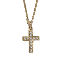 Petra Pearl Cross Necklace medium