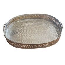 Medina Oval Trays hammered finish
