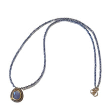 Constantinople Blue Tanzanite and Iolite necklace