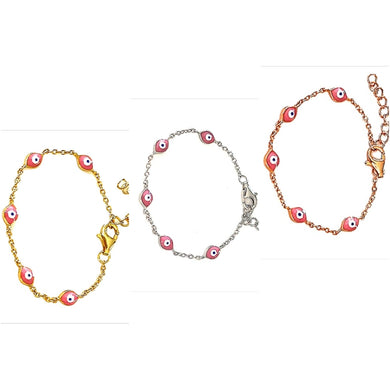 SALE Kios Kids Pink Evil Eye bracelet