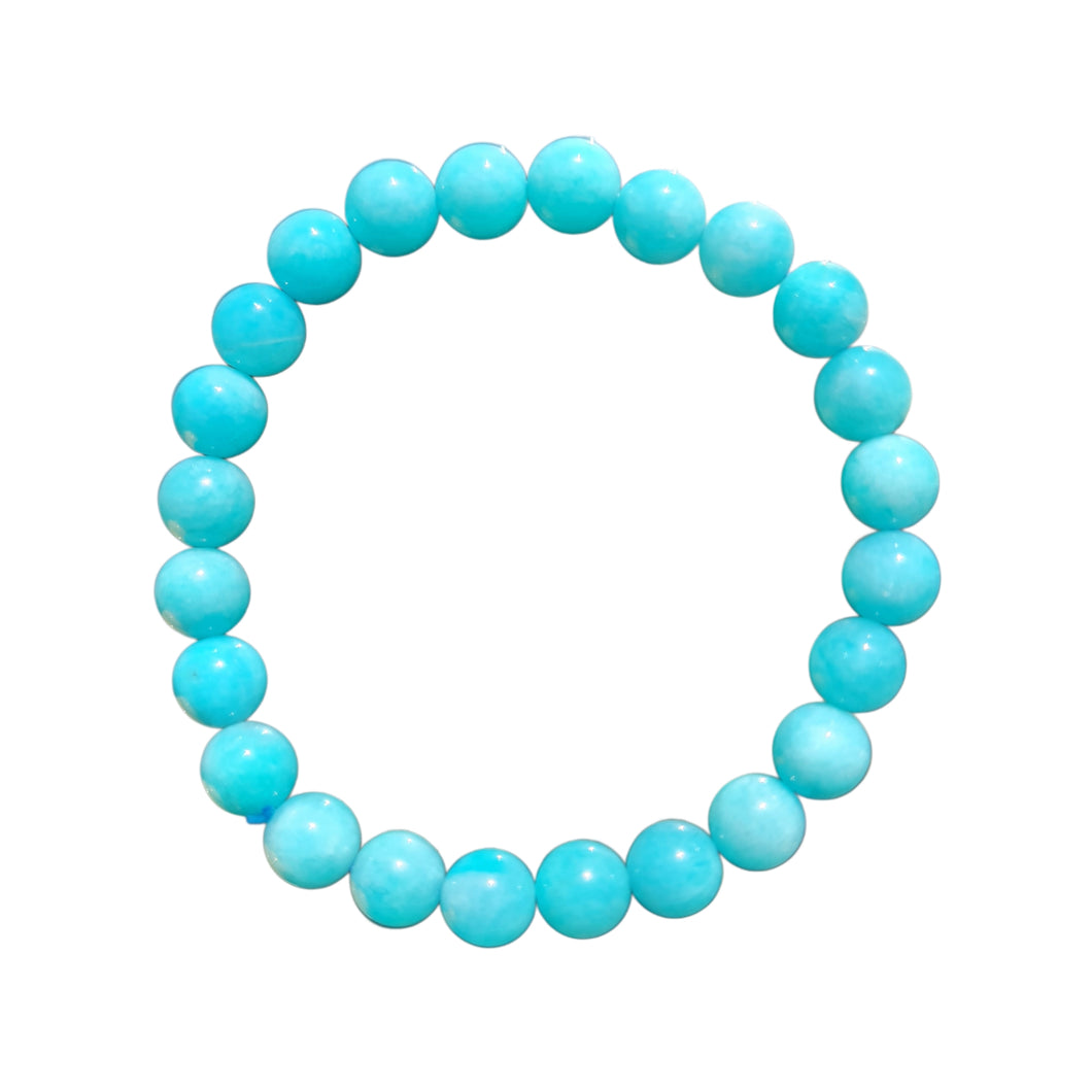 Amazonite natural stone bracelet Brazil Russia