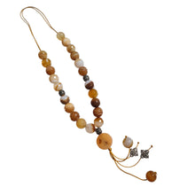 Komboloi Yellow Agate Stone