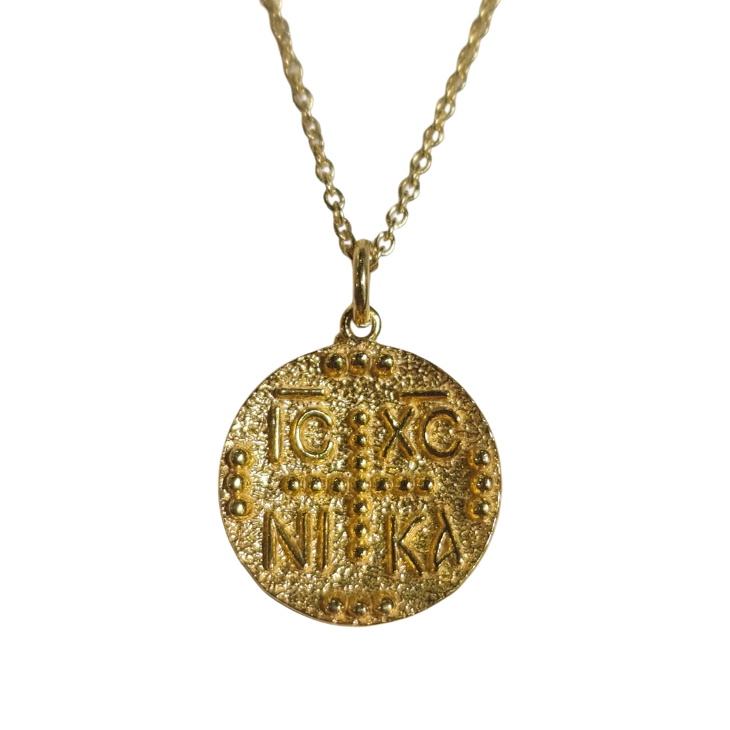 Constantinato Argyos Gold Cross Necklace