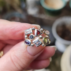 Treasures Semi Precious Stone Ring size 9