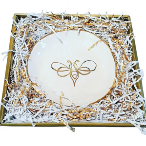 Honey Bee Ceramic Plate