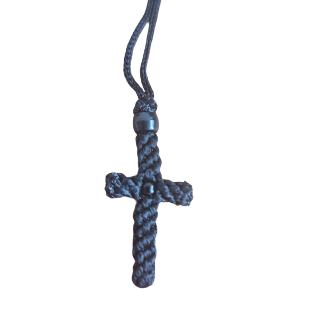 Greek Cross Komboskini Prayer Necklace