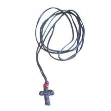 Greek Cross Komboskini Prayer Necklace Mini Cross