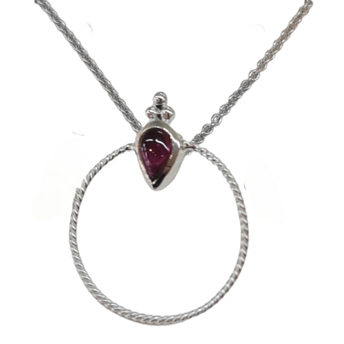 Gigi Garnet Stone Necklace