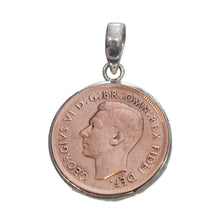 1951 Australian Half Penny coin pendant