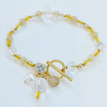 Joy Crystal Citrine Stone and Gold bracelet