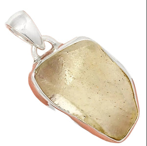 Moldavite Meteorite Pendant Necklace