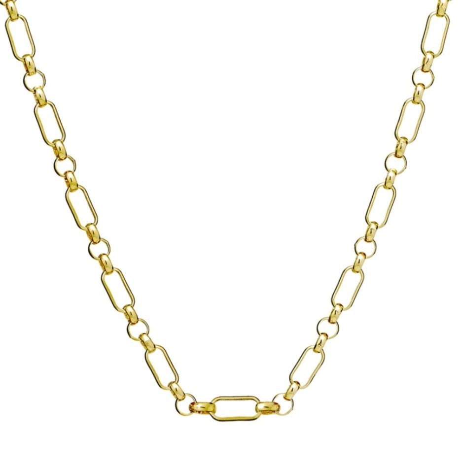 Electra Chain Link Necklace Gold