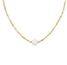 Capris Freshwater Pearl necklace Gold