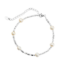 Capris Multi Freshwater Pearl bracelet Silver