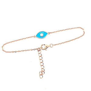 Bijoux blue evil eye bracelet Gold, Silver, Rose Gold