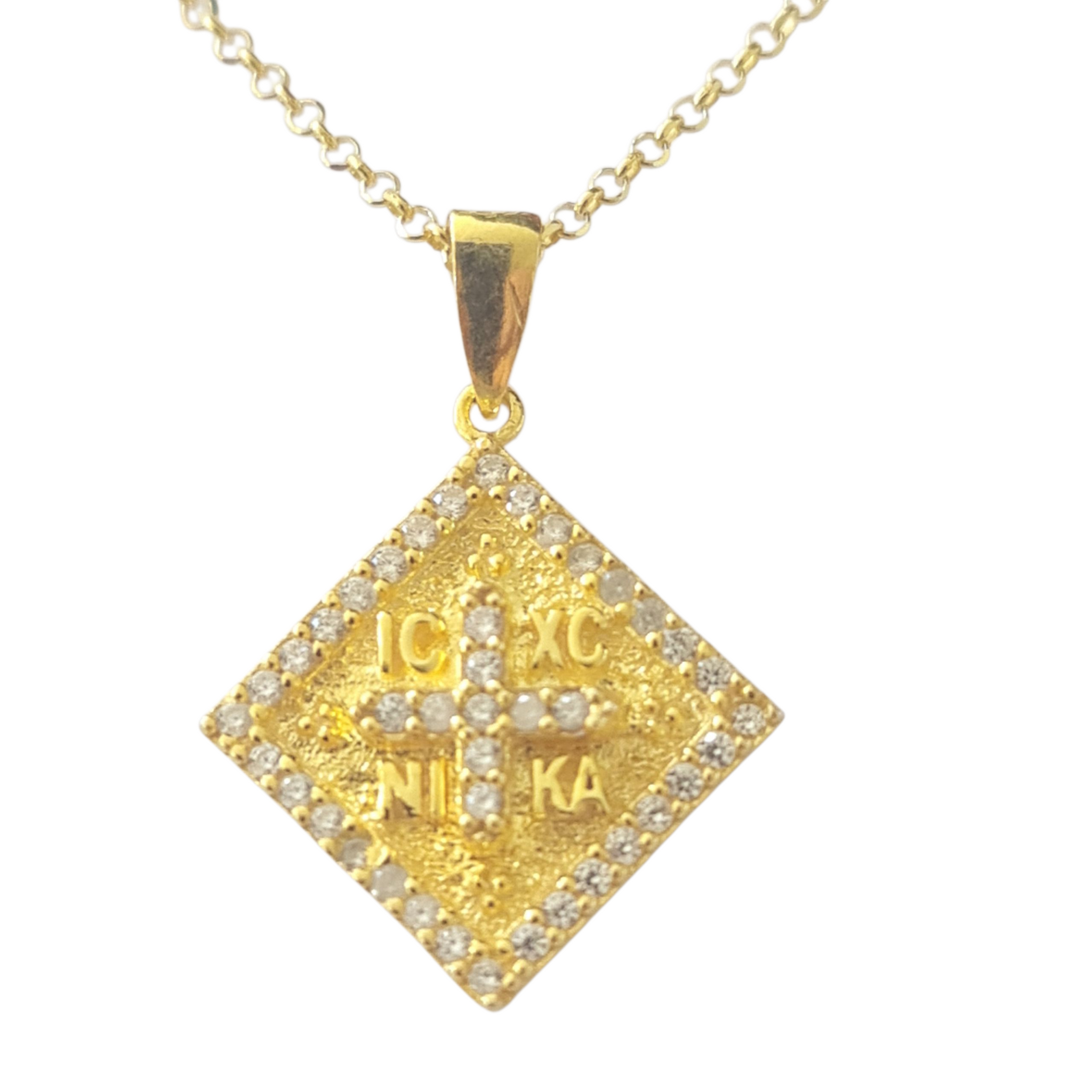 Danai Greek Constantinato Necklace Gold