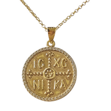 Symi Constantinato Cross Necklace Gold