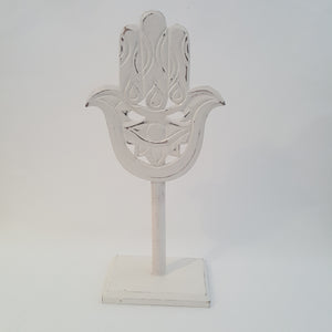 SALE Hamsa Hand of Fatima on a Stand