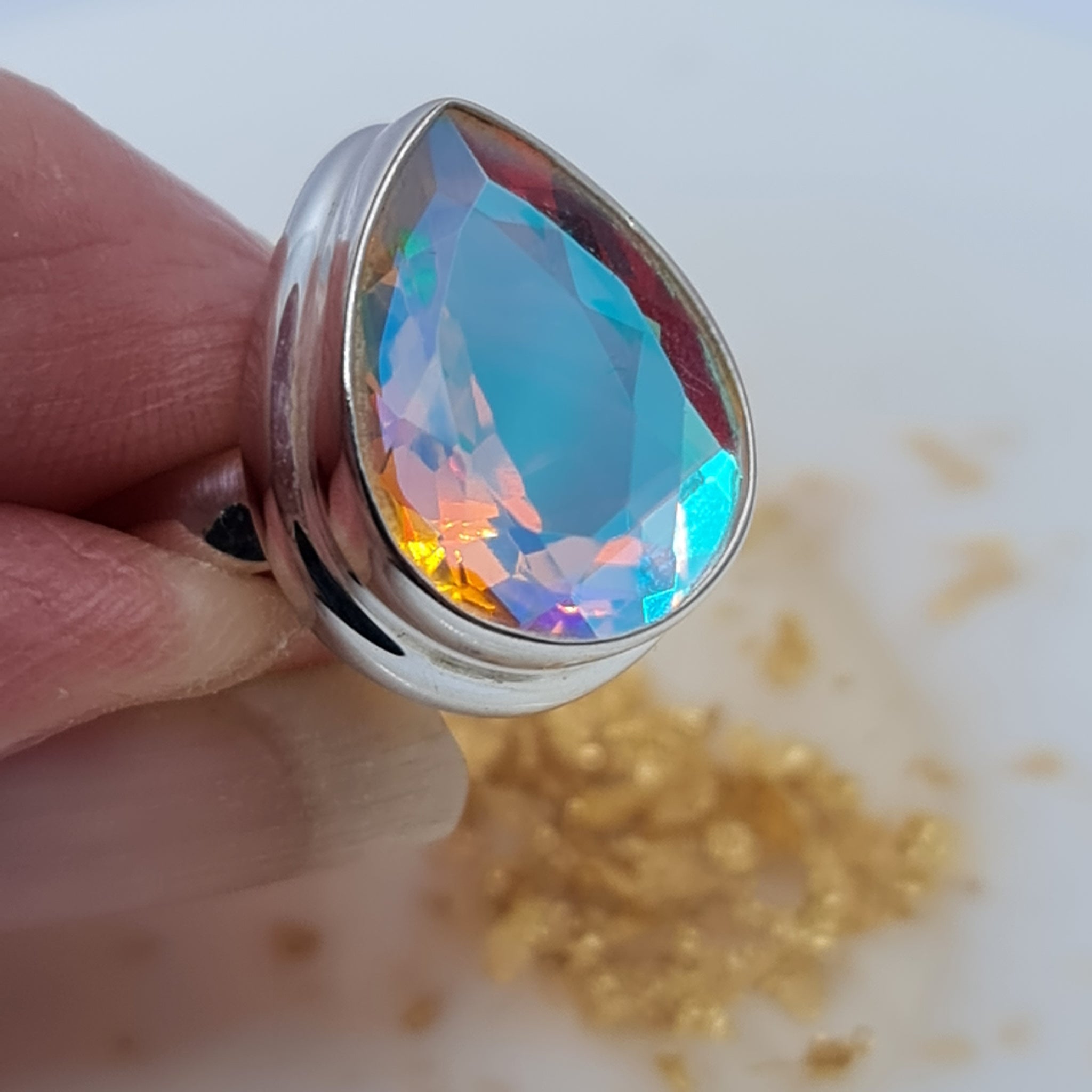 Aura deals quartz ring