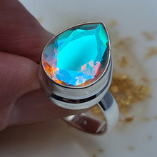 Angel Aura Quartz ring size 8