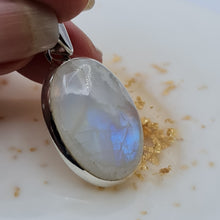 Rainbow Moonstone pendant large