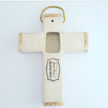 SALE Parisian Garden ceramic metal wall cross