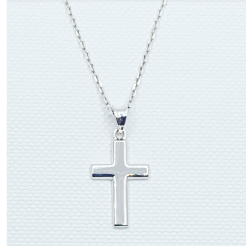 Plain cross necklace