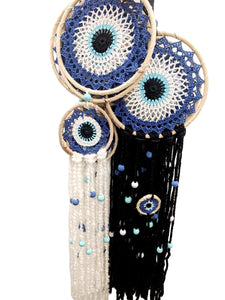 Evil eye Dreamcatcher wall decor black