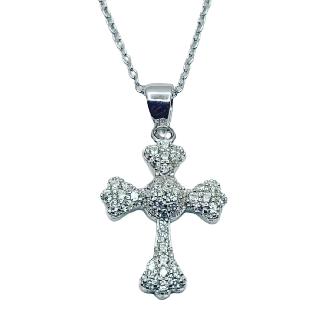 SALE Byzantine Cross Necklace