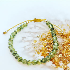 Peridot store bead bracelet